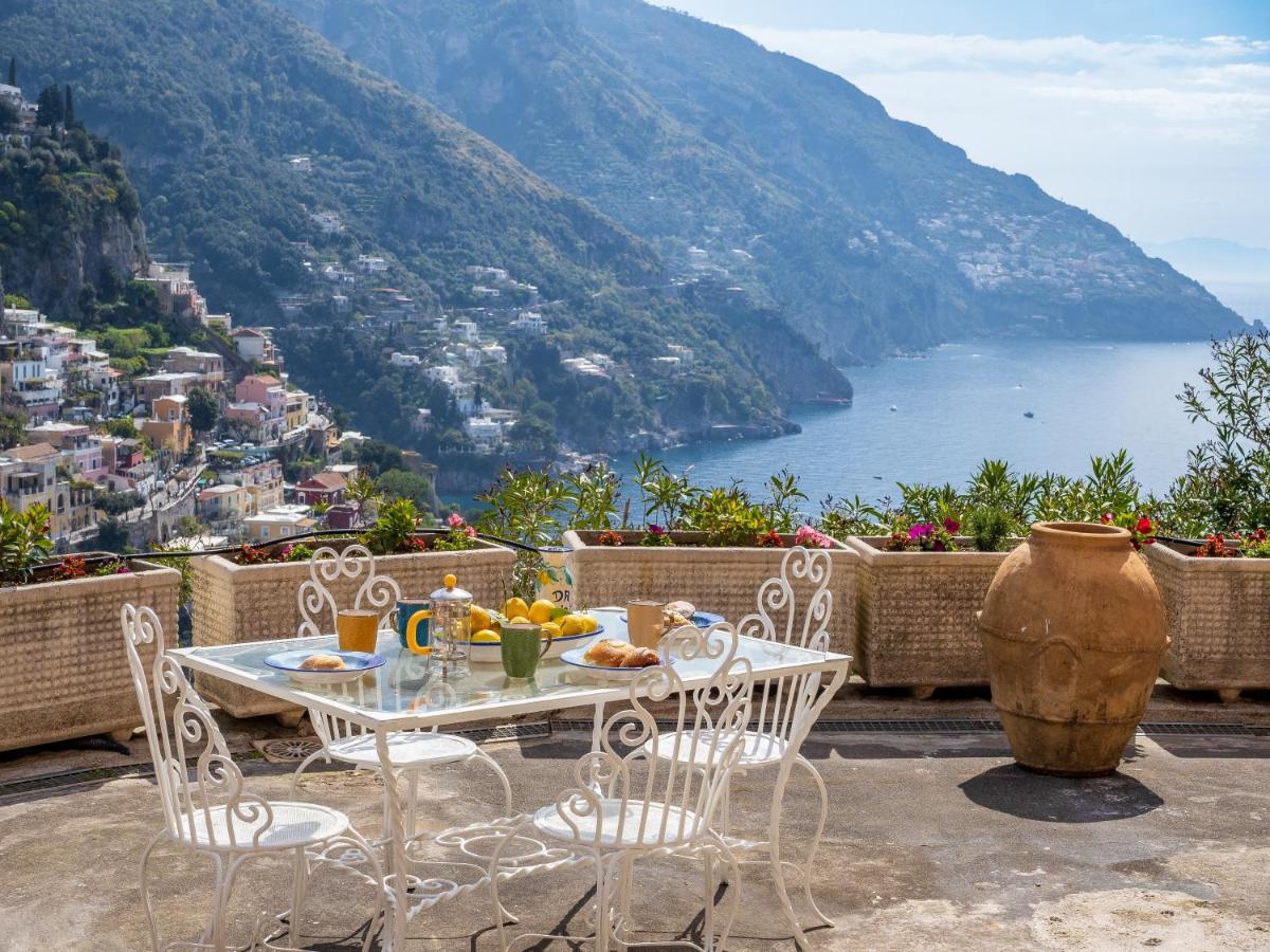 Rosa House - Breathtaking View Of The Amalfi Coast Villa Positano Eksteriør billede
