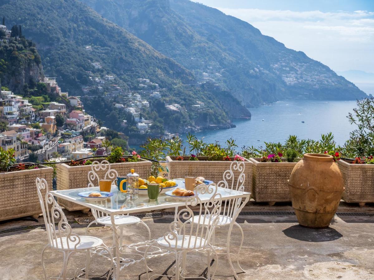 Rosa House - Breathtaking View Of The Amalfi Coast Villa Positano Eksteriør billede