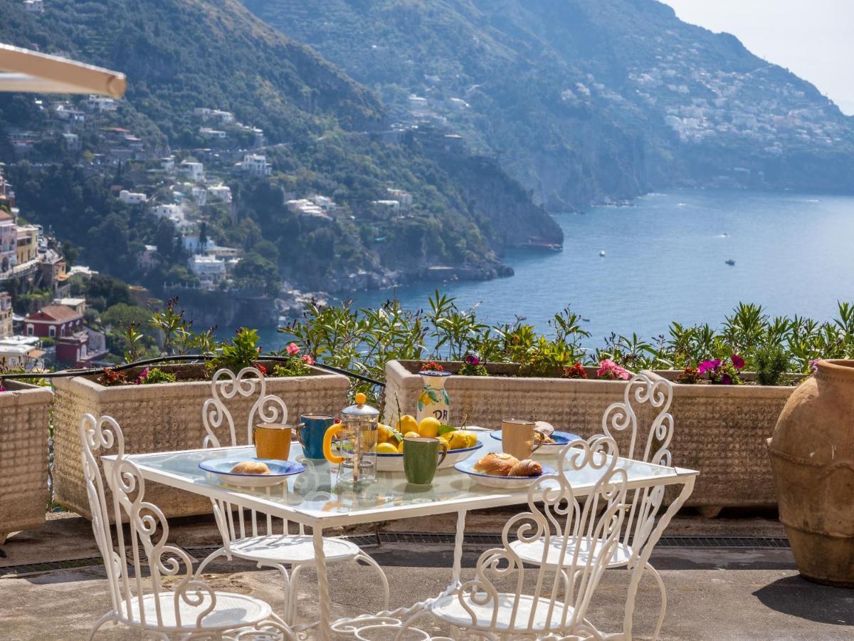 Rosa House - Breathtaking View Of The Amalfi Coast Villa Positano Eksteriør billede