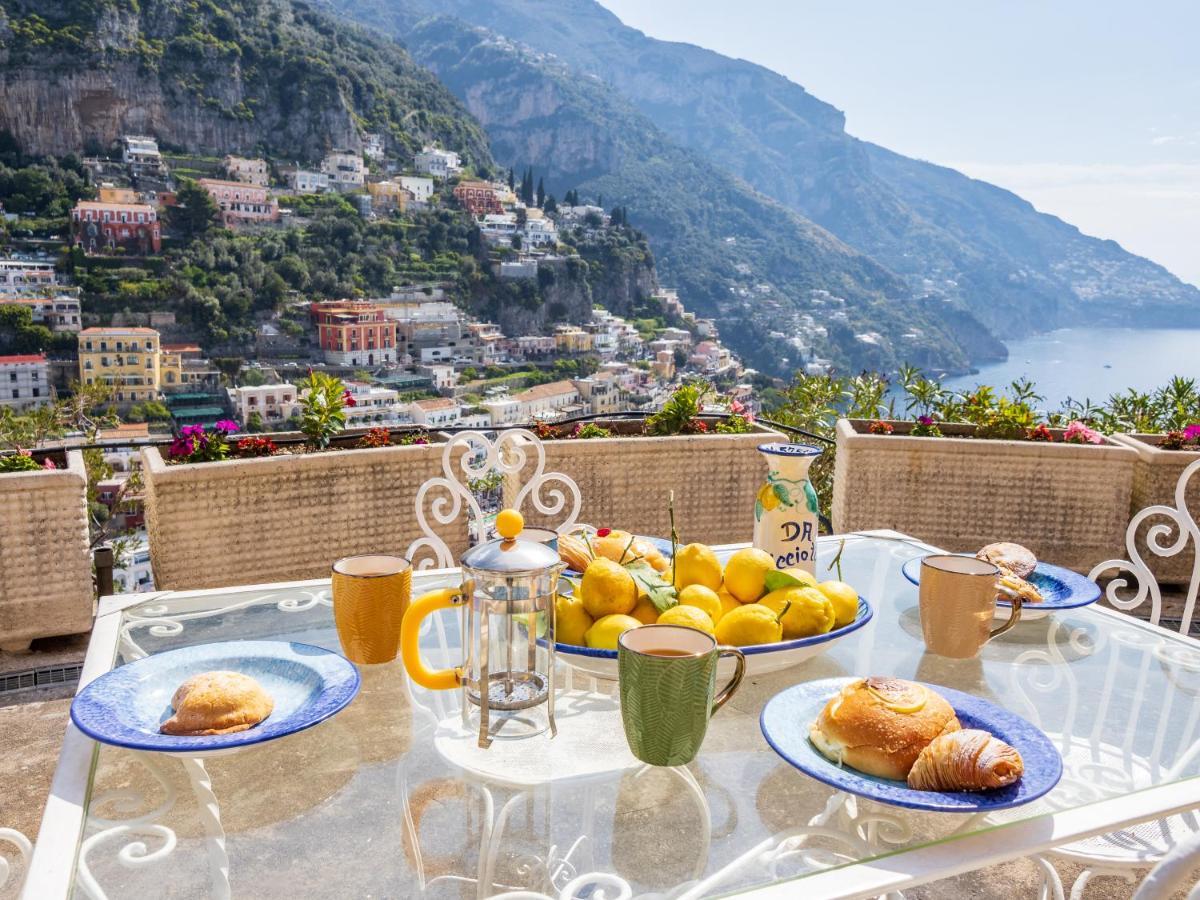 Rosa House - Breathtaking View Of The Amalfi Coast Villa Positano Eksteriør billede
