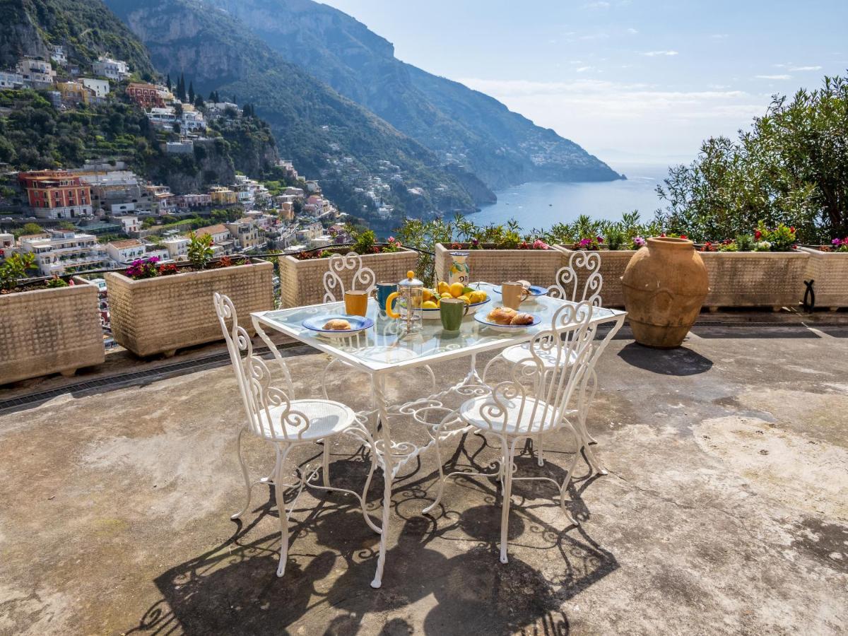 Rosa House - Breathtaking View Of The Amalfi Coast Villa Positano Eksteriør billede