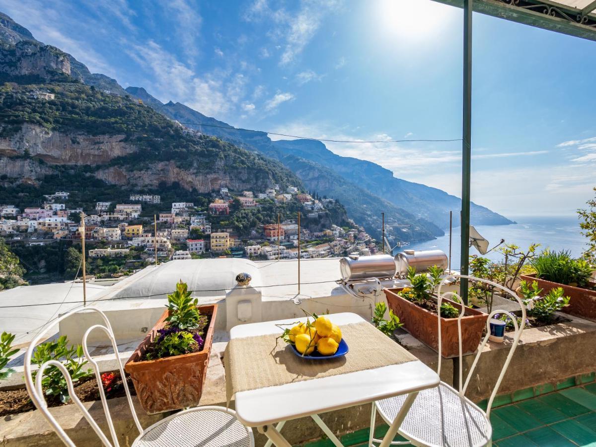 Rosa House - Breathtaking View Of The Amalfi Coast Villa Positano Eksteriør billede