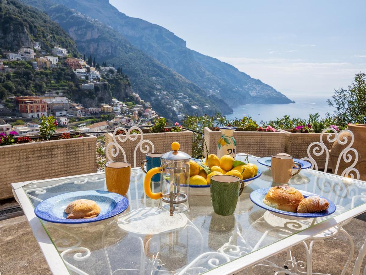 Rosa House - Breathtaking View Of The Amalfi Coast Villa Positano Eksteriør billede